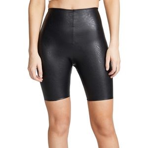 Commando Faux Leather Bike Shorts High Waisted